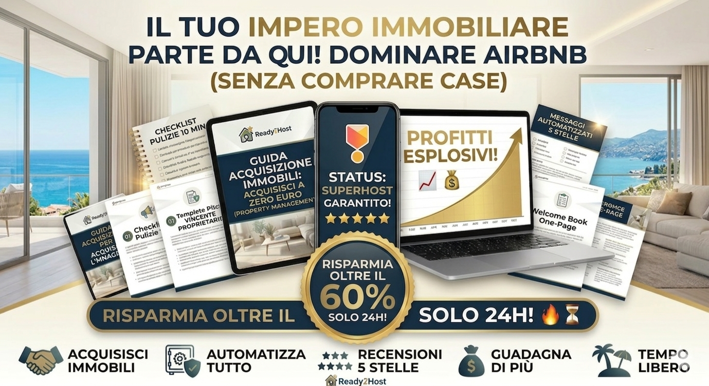 Ready2Host™- Sistema pratico per affitti brevi