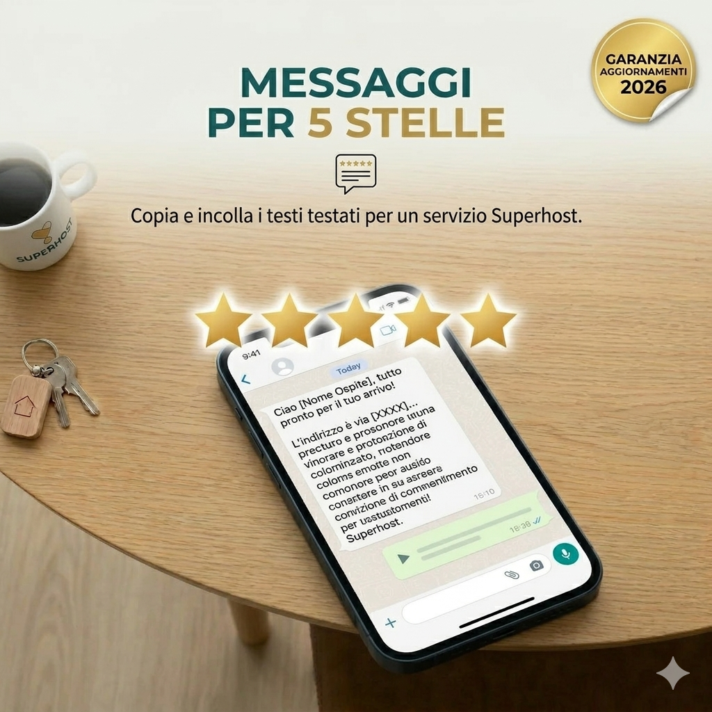 Ready2Host™- Sistema pratico per affitti brevi