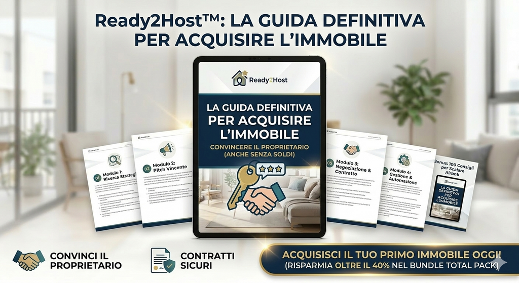 Ready2Host™- Sistema pratico per affitti brevi