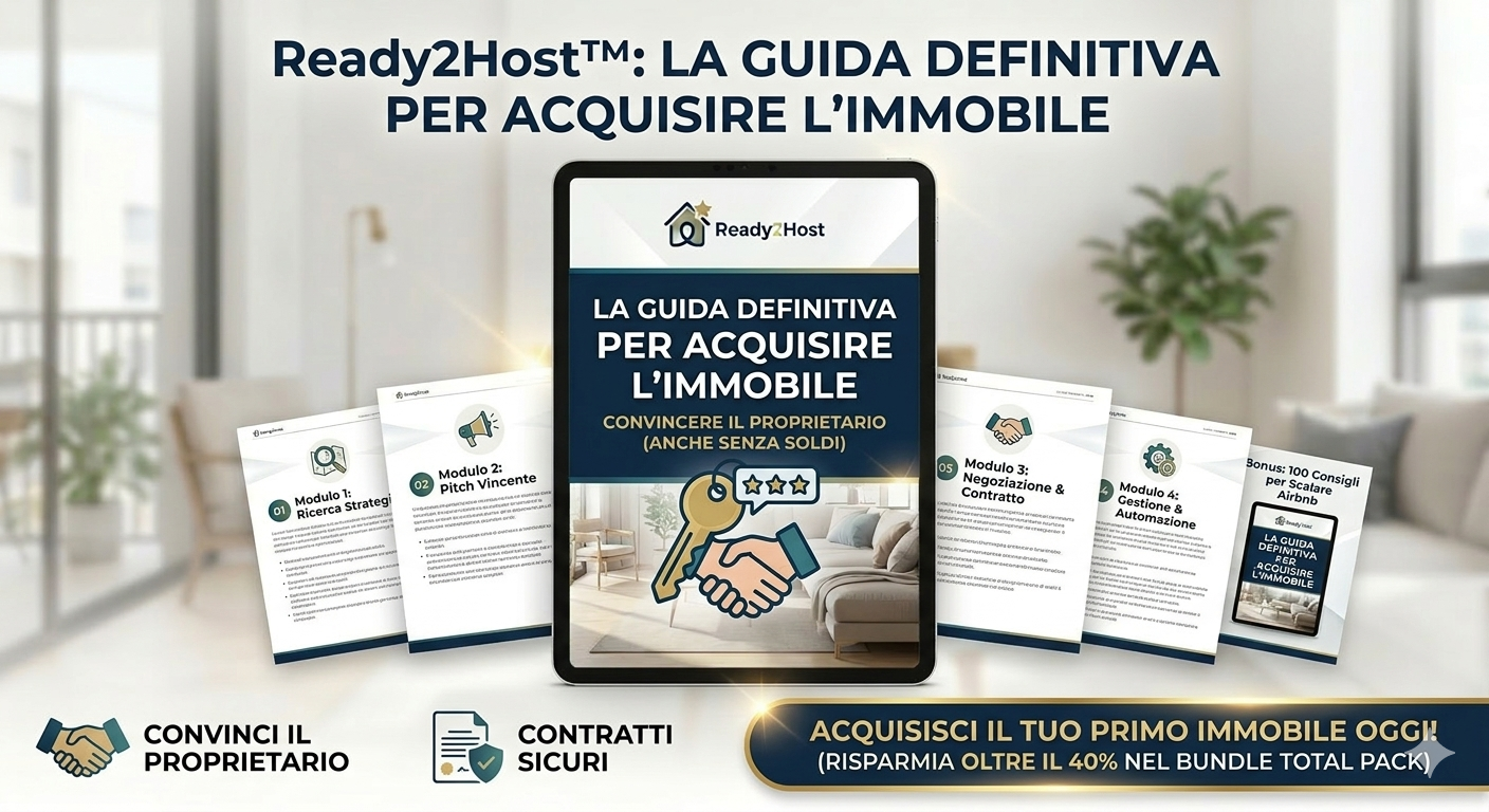 Ready2Host™- Sistema pratico per affitti brevi